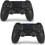 2-pack PS4 Controller DoubleShock Wireless for Playstation 4 black, gaming controller for PS4. 1