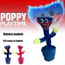 Poppy Playtime Huggy Wuggy Dancing Cactus Toy BLUE blue