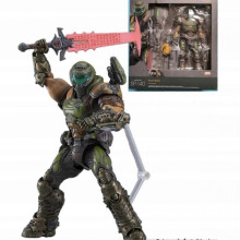 Doom Slayer Doom Eternal Movable Figure 16cm, Lots Of Accessories From Pl