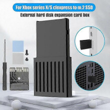 Portable 1TB External SSD for Xbox Series X/S, External Console Hard Drive Conversion Box M.2 Expansion Card Box