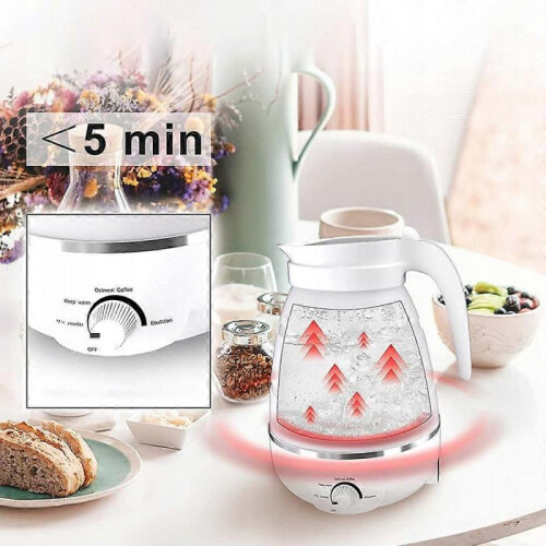 Foldable Electric Kettle 2x Mug 600w 0.6l 1