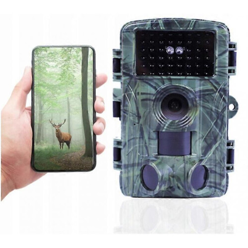 Wifi Scam Traps with Mini 4k Forest Hunting Camera App Ip66 Night Mode