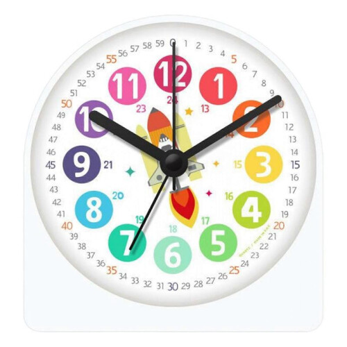 Analog Alarm Clock for Children, Night Light No