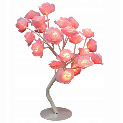 Led Rose Flower Tree Night Lamp Simulated Tree 1