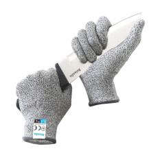 (As show, One size) Gants Anti Coupures avec Protection Haute Performance de Niveau 5, Gants de Travail pour la Cuisine, Mandoline, Filet de Poisson, Dcoupe de Viande et