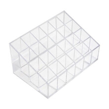 (As show, One size) Transparent Cosmetic Makeup Organizer for Lipstick, Brushes, Bottles, and more. Clear Case Display Rack Holder