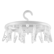 (As show, One size) Folding Cloth Hangers Clip Lamp 16LED Night Light for Hanging Photos Cards Decorations