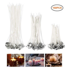 (As show, One size) 150PCS 9/15/20cm Candle Wick Cotton Thread Round Wick for Candle Wax