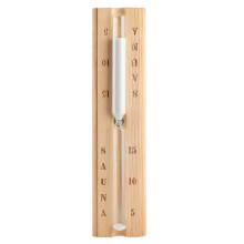 (As show, One size) Wooden Sauna Hourglass 15 Minutes Sand Timer Countdown Clock Accessory for Sauna Spa Room