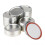 100 Pcs Regular Mouth Canning Lids Split Type Canning Jar Lids Leak Proof with Seal Ring for Jars 1