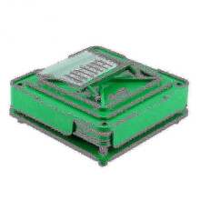 Capsule Filling Tray 00 with 100 Holes and Scraper for Easy Capsule Filler Use SZRH A-V