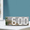 (Green)Led Electronic Alarm Clock With Dual Power Supply And Voice Control - Simple Style Clock With Date, Time, Temperature And Snooze Function 2
