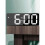 (Green)Led Electronic Alarm Clock With Dual Power Supply And Voice Control - Simple Style Clock With Date, Time, Temperature And Snooze Function 3