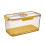 (Yellow)Freshness Preserving Bread Holder Multipurpose Bread Organizers Bin for Efficient Kitchen and Pantries Management  Yellow 1