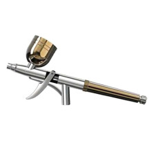 (Gold) Airbrush Sprays Guns For Nail Art Manicure Painting Cake Crafts Model Kit Modeling for Intricate Painting Crafting Task Gold