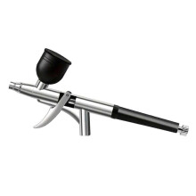 (Black) Airbrush Sprays Guns For Nail Art Manicure Painting Cake Crafts Model Kit Modeling for Intricate Painting Crafting Task Gold