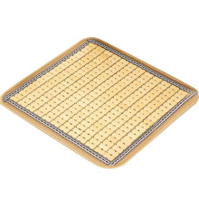 (Natural narrow edge) Refreshing Bamboo Mat 40/45cm For Hot Days Cooling Seats Cushion for Car, Sofa, and Office Seating Phnom Penh Brown
