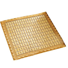 (Natural lace) Refreshing Bamboo Mat 40/45cm For Hot Days Cooling Seats Cushion for Car, Sofa, and Office Seating  Phnom Penh Brown