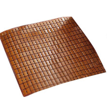 (Single rib coffee co) Refreshing Bamboo Mat 40/45cm For Hot Days Cooling Seats Cushion for Car, Sofa, and Office Seating Phnom Penh Brown