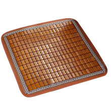 (Brown narrow edge) Refreshing Bamboo Mat 40/45cm For Hot Days Cooling Seats Cushion for Car, Sofa, and Office Seating  Phnom Penh Brown