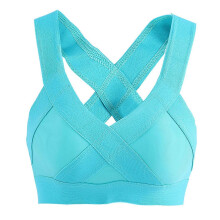 (As show, One size) Wire-Free Sports Bra for Yoga and Running Workouts
