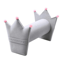 (34cm, Gray) Versatile Linen Organizers Home Accessory for Headbands and Jewelry Clear Countertop Display Rack for Women Ladies  Yellow 40 cm