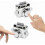 (As show, One size) Push Button Lock Latch for Motorhome and RV Cupboards 5