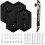 (As show, One size) 3-Pack Floating Skateboard Hangers  Easy Install Deck Display and Storage Rack 5