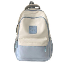 (Blue) Fashion Student Backpack Large Capacity School Bag for Teens Book Bags Casual Daypack Travel Rucksack Adjustable Strap  Red
