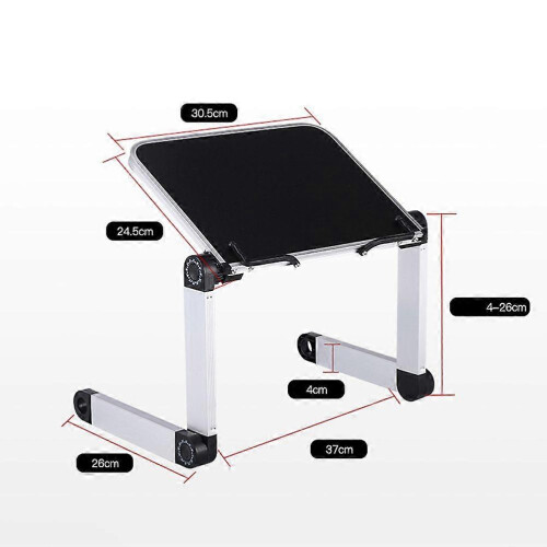 (As show, One size) Adjustable Book Stand, Foldable Reading Holder for Desk or Laptop 2