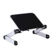 (As show, One size) Adjustable Book Stand, Foldable Reading Holder for Desk or Laptop