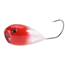 (As show, One size) Durable Plastic & Metal Hard Lures Fishing Bait with Sharp Hook