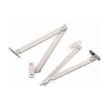 (As show, One size) Adjustable Furniture Hinge, 4pcs Metal Folding Hinges for Doors, Windows, Cabinets