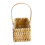 (As show, One size) Multipurpose Wicker Basket with Handle, Empty Gift or Picnic Basket 4