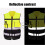 (As show, One size) Reflective Safety Vest with Front Pockets for Cyclists and Workers 5