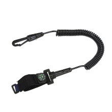 (As show, One size) Canoe Paddle Leash Safety Rope with Compass for Kayaks