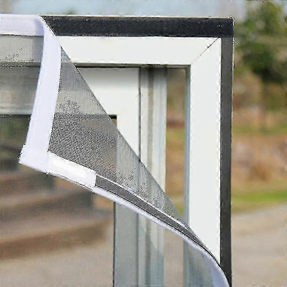 White Mosquito Net Window Magnetic Frame White 120X150cm Anti-Mosquito And Fly 9122581721172