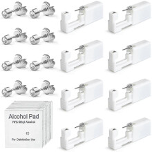 8 Pack Disposable Ear Piercing Gun With Ear Studs Painless And Safe Ear Piercing Kit For Girls Boys Women Men