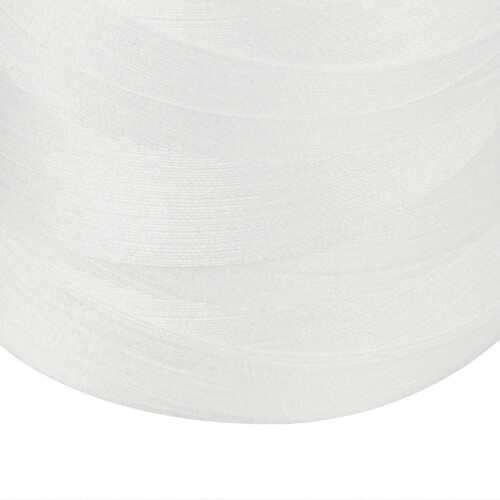 Stück Overlockgarn, weiß, Premium-Polyester, robust, langlebig, verschleißfest, weit verbreitet, weißes Garn 1
