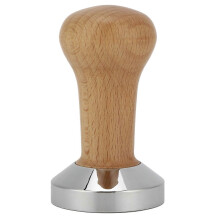 Professioneller Kaffeestampfer aus Holz, Pulvergepresster Hammer, Kaffeezubehör für das Home Office, 53 mm