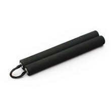 Schwamm PVC Schwarz Kung Fu Training Nunchakus für Kinder Anfänger Kindergarten Morgen Übung