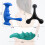 Triggerpointmassageset - 2-delige deep tissue-tools met duimbeschermer en handpalmmassager 2