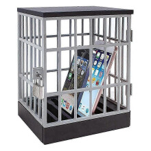 Custodia di sicurezza per telefono cellulare con chiusura in metallo e protezione anti-carcere