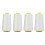 4Pcs Serger Thread White Premium Polyester Sturdy Durable Wear Resistant Widely Used White Thread 1