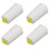 4Pcs Serger Thread White Premium Polyester Sturdy Durable Wear Resistant Widely Used White Thread 3