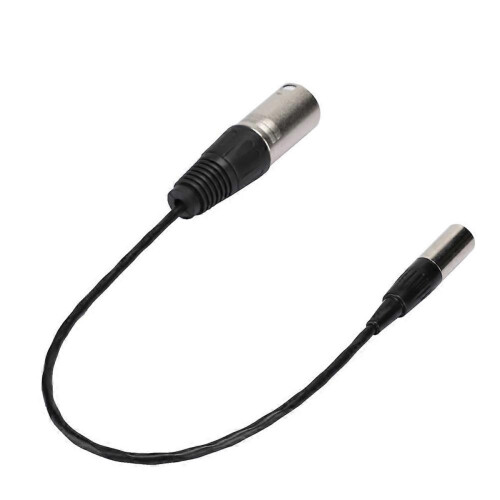 2 PCS Mini Xlr 3pin Male To Compatible With Canon Audio Cable For Transfering Camera Microphone Interface 1