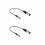 2 PCS Mini Xlr 3pin Male To Compatible With Canon Audio Cable For Transfering Camera Microphone Interface 1