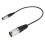 2 PCS Mini Xlr 3pin Male To Compatible With Canon Audio Cable For Transfering Camera Microphone Interface 3
