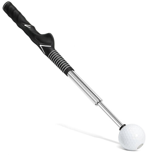 Retractable Golfs Swing Practice Assistant Stick Professional Golfs Swing Grip Trainers for Chipping Putting Training