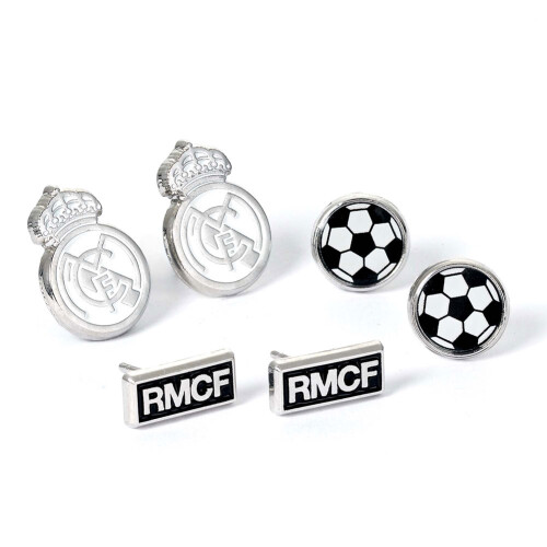 Real Madrid Real Madrid CF Stud Earring Set Official Licensed Product